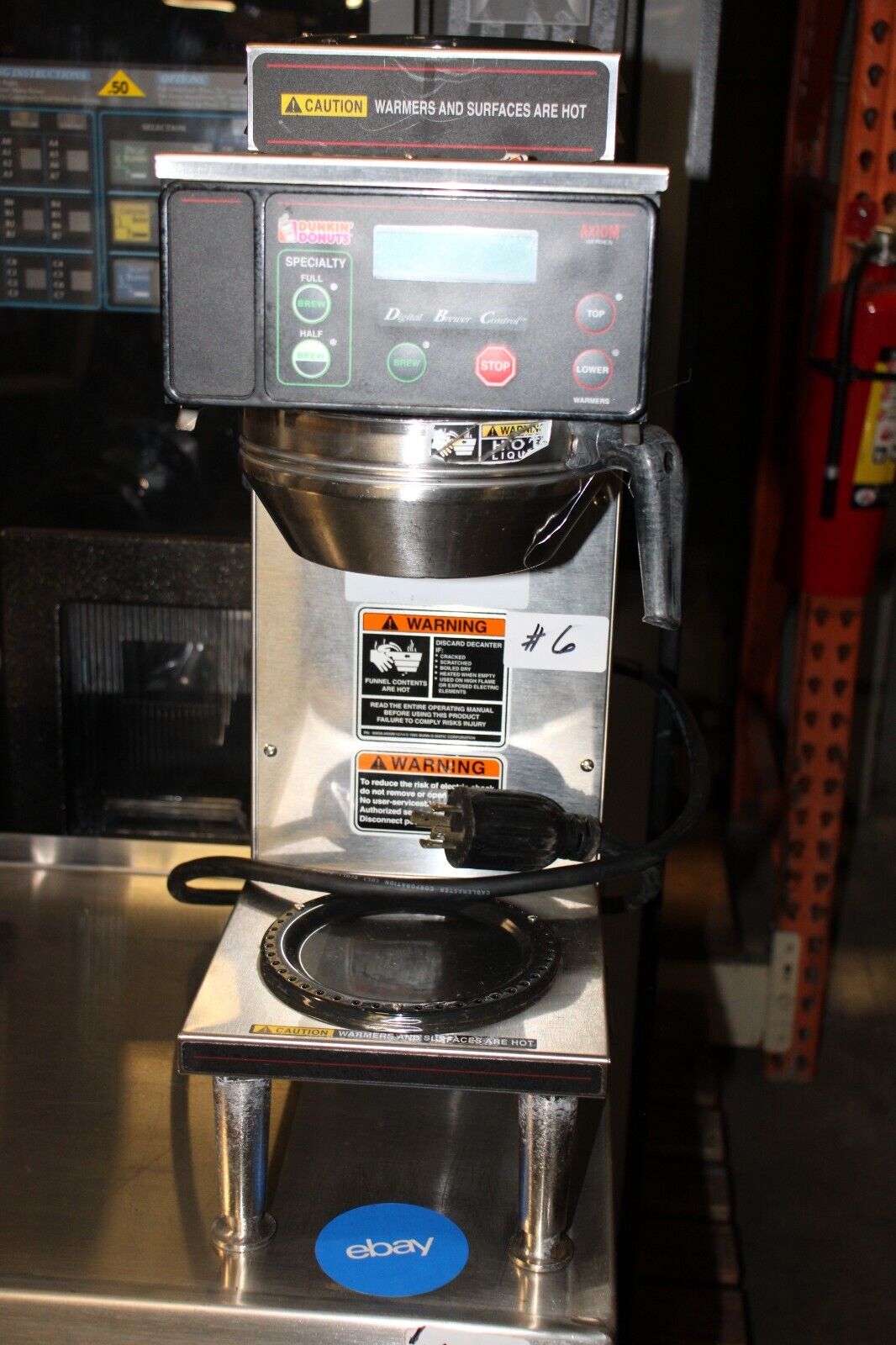 Bunn Axiom 35-2 220V Coffee Maker, 38700.0095, 120/208-240V, #6, (Dunkin Donuts)