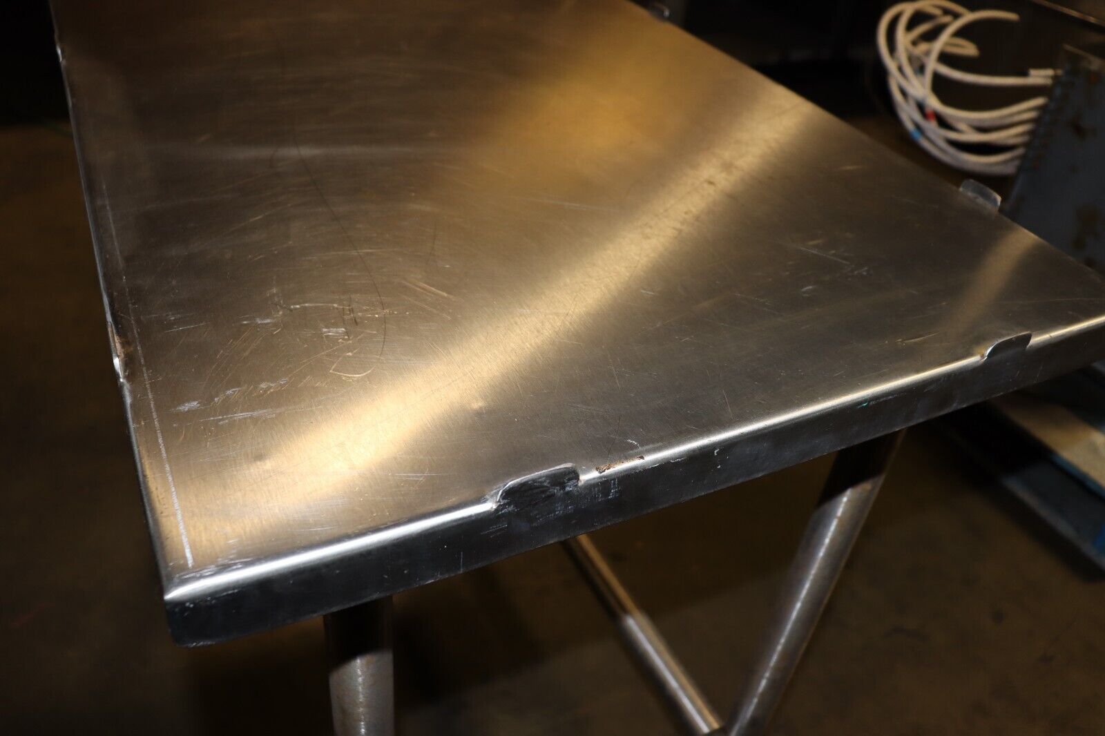 24"W x 48"L Stainless Steel Restaurant Work Table for Poly Top (NOT INCLUDED)