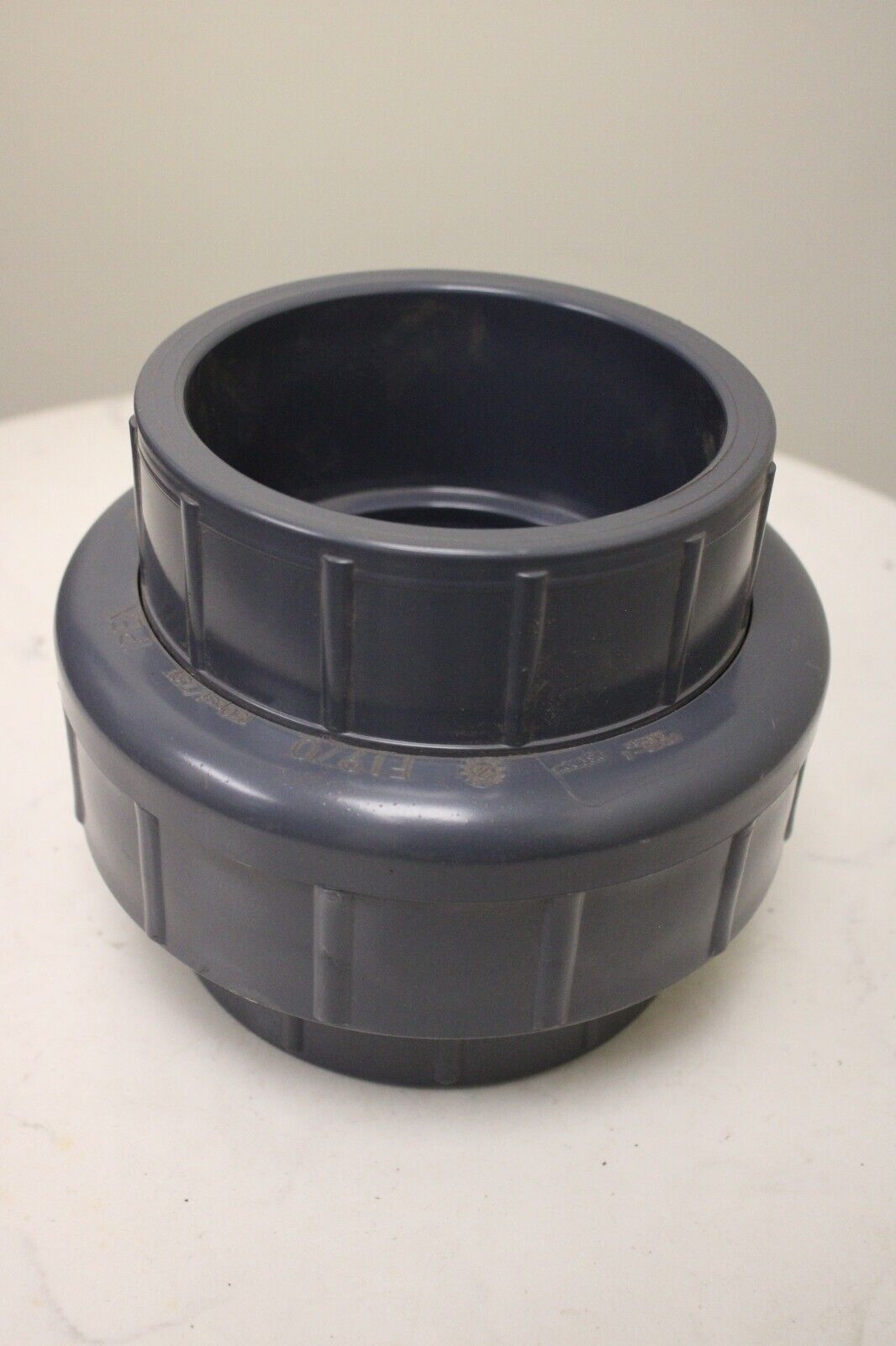 4 INCH X 4 INCH PVC FEMALE SLIP HUB UNION 150 PSI F1970