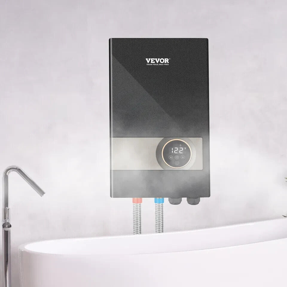 VEVOR 18KW Instant Hot Tankless Water Heater Electric Boiler for Shower Bathroom