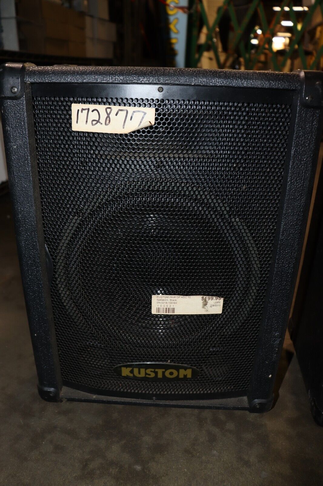 Kustom KSC10 Speakers, Pair