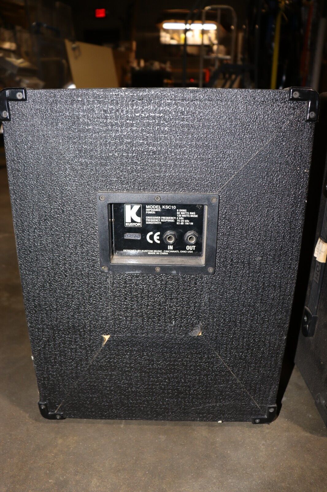 Kustom KSC10 Speakers, Pair