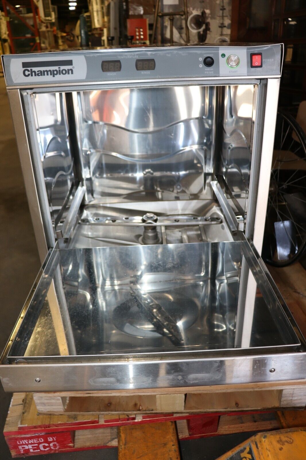 Champion UH-130B Commercial High Temperature Undercounter Dishwasher