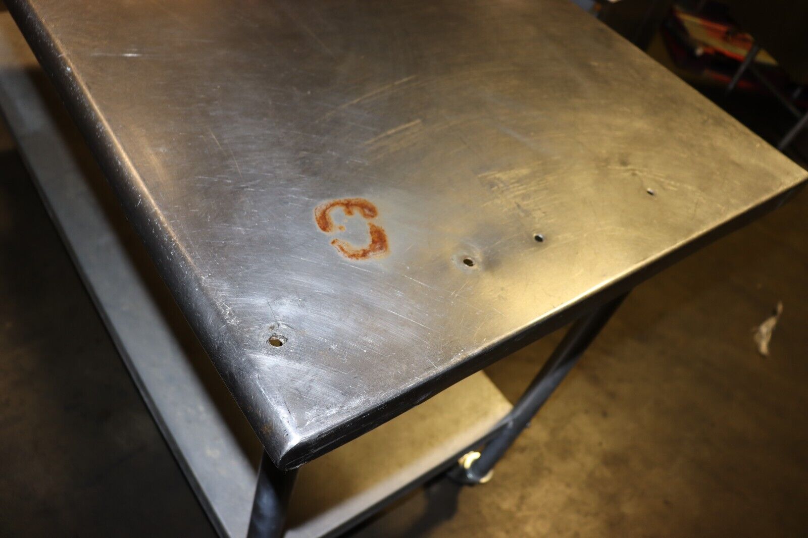 Stainless Steel Commercial Kitchen Work Food Prep Table - 72" x 30", Used