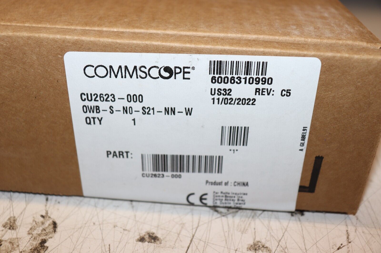 Commscope OWB-S-N0-S21-NN-W Fiber Optic Wall Mount Fiber Box CU2623-000