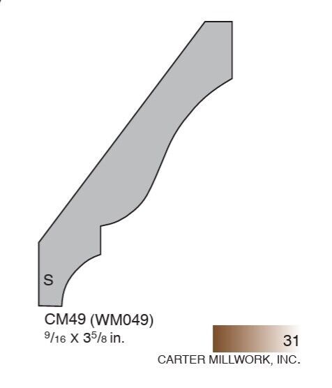 FLEXIBLE CROWN MOLDING Flex Trim CM49 CarterFlex