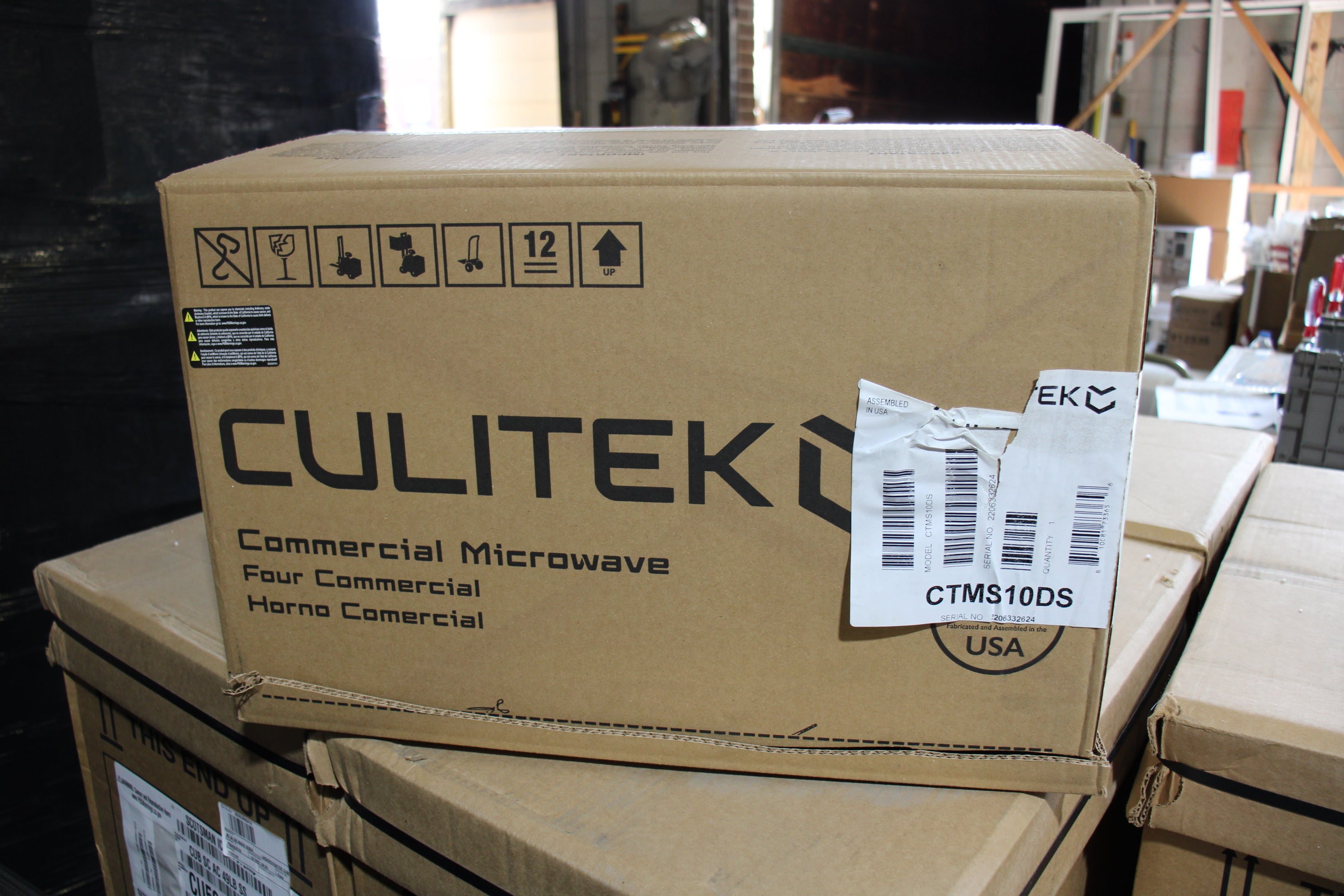 1000 WATT COMMERCIAL MICROWAVE CULITEK CTMS10DS