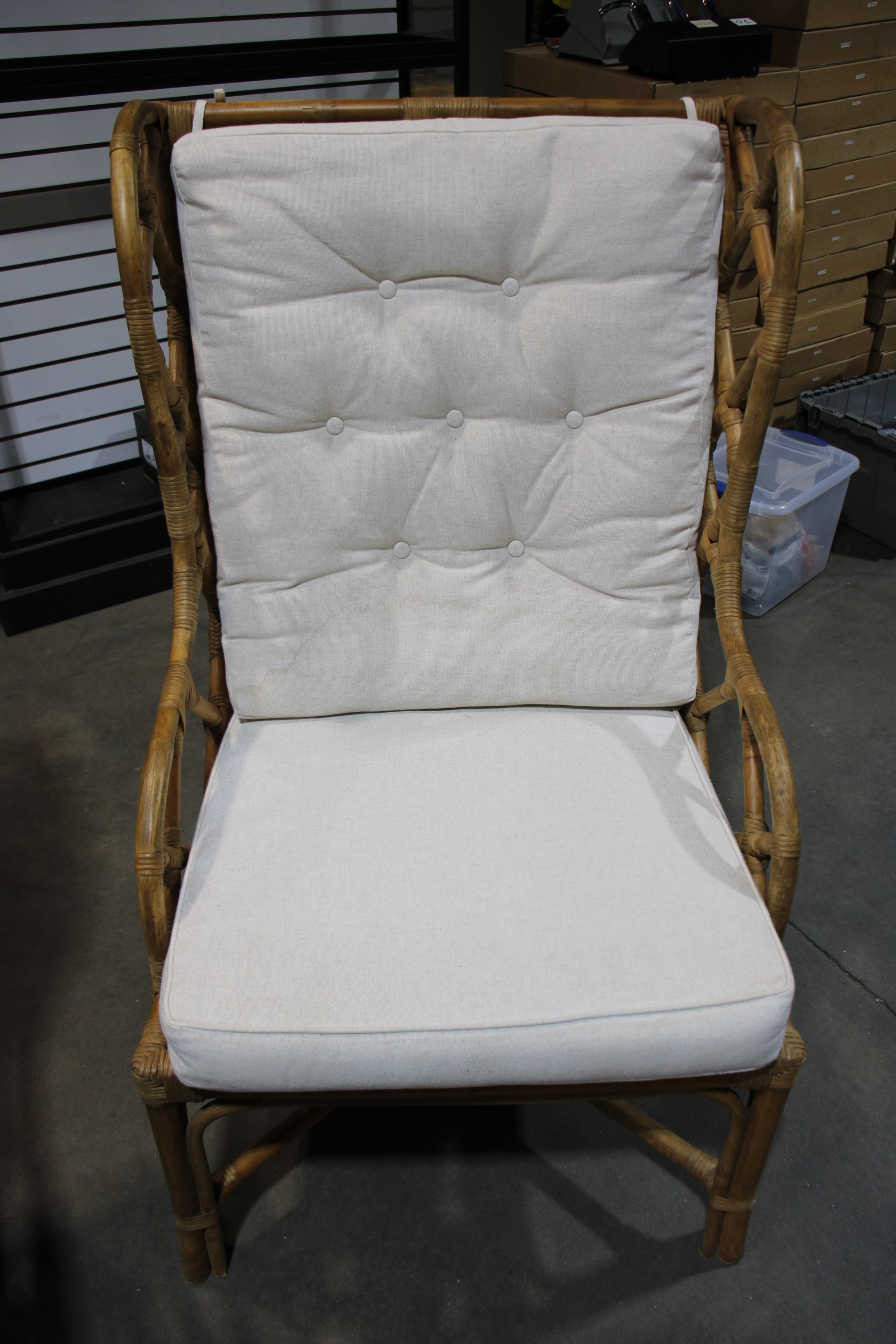 Wonderful Pair of Gabby Watson Natural Rattan Chairs