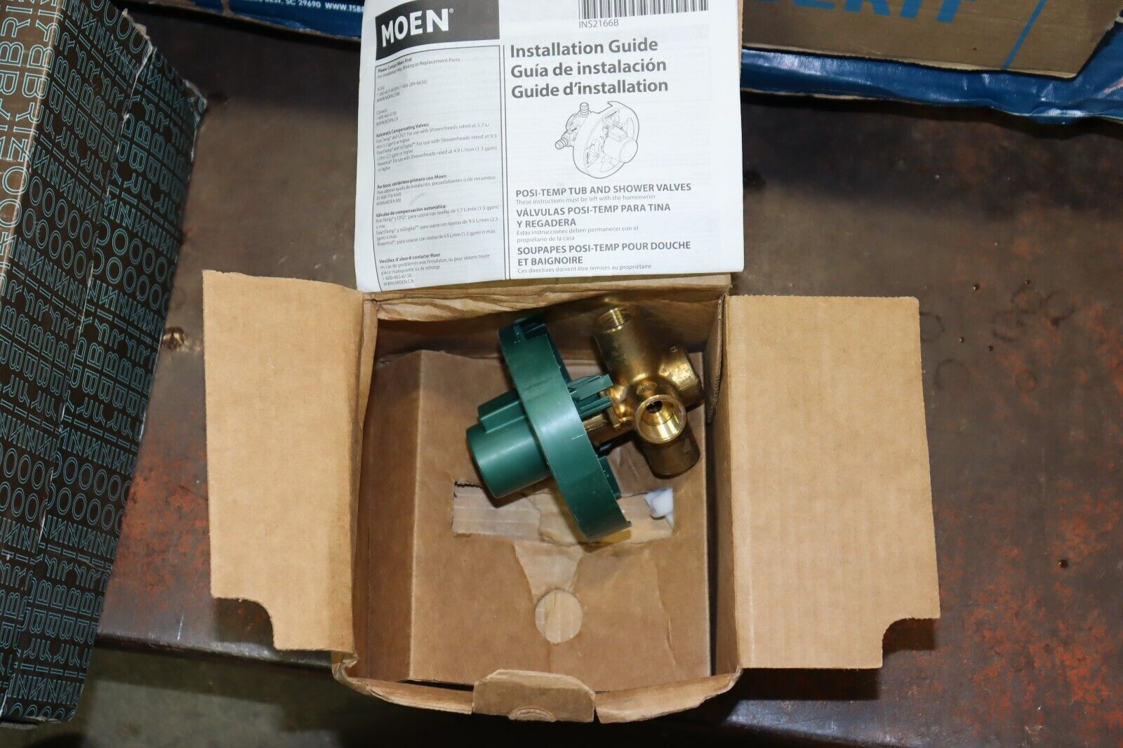 Shower Valve Pressure Balancing Moen 2510 M-Pact Posi-Temp 1/2 Inch IPS Connection