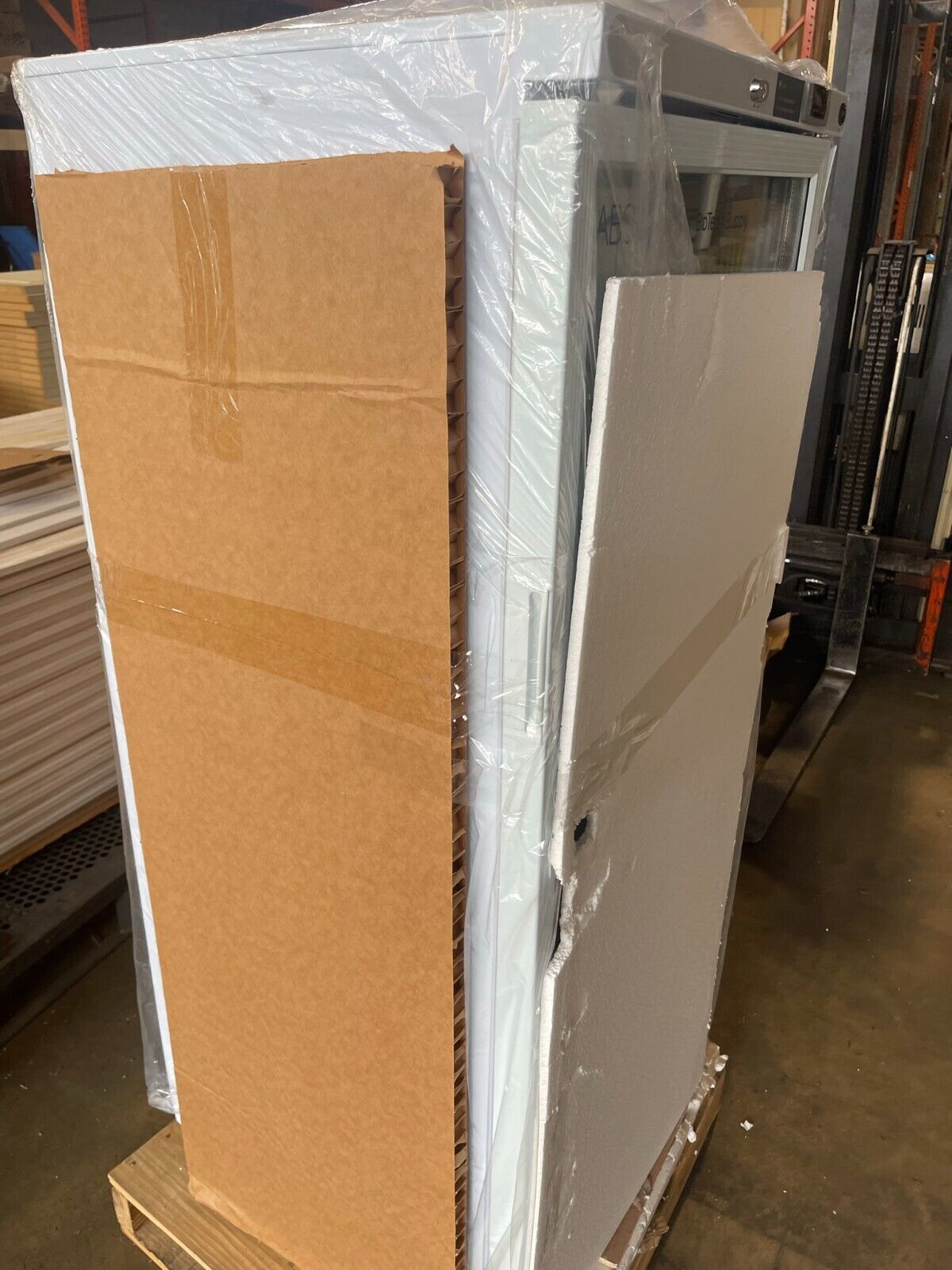 Glass Door Refrigerator American BioTech Supply 10 1/2 Cubic Foot PH-ABT-HC-10PG NEEDS DOOR REPAIR