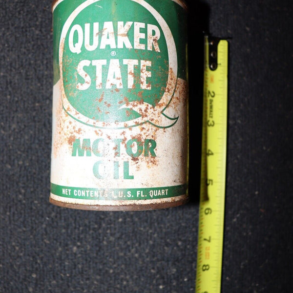 Vintage Unopened outlet Quaker State 1 Fl. Gl. Oil can