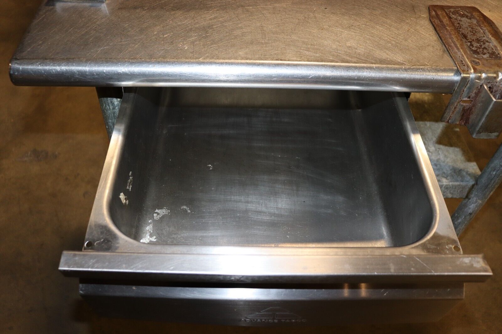 Stainless Steel Prep Table Corner with Drawer and Under Shelf 36" x 30"